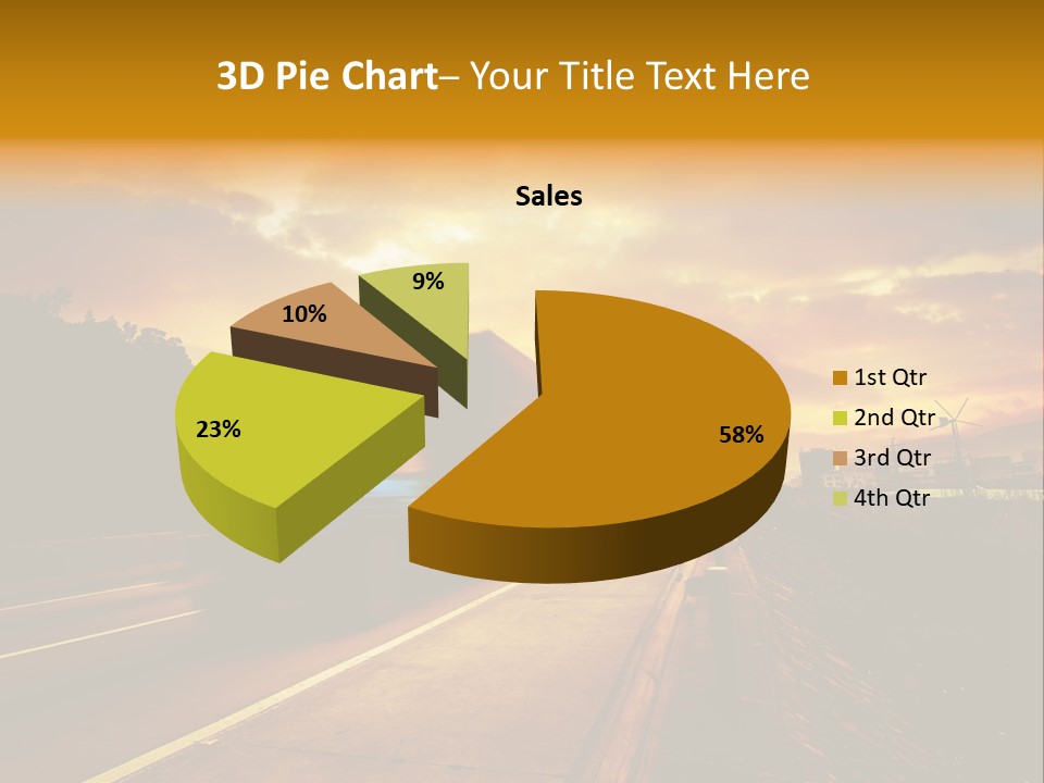 Heavy Red Trucking PowerPoint Template