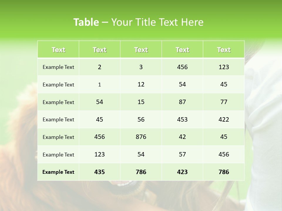 Cheerful Park Animal PowerPoint Template