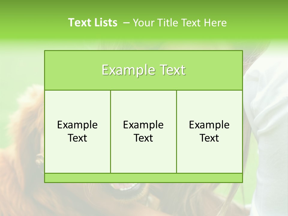 Cheerful Park Animal PowerPoint Template