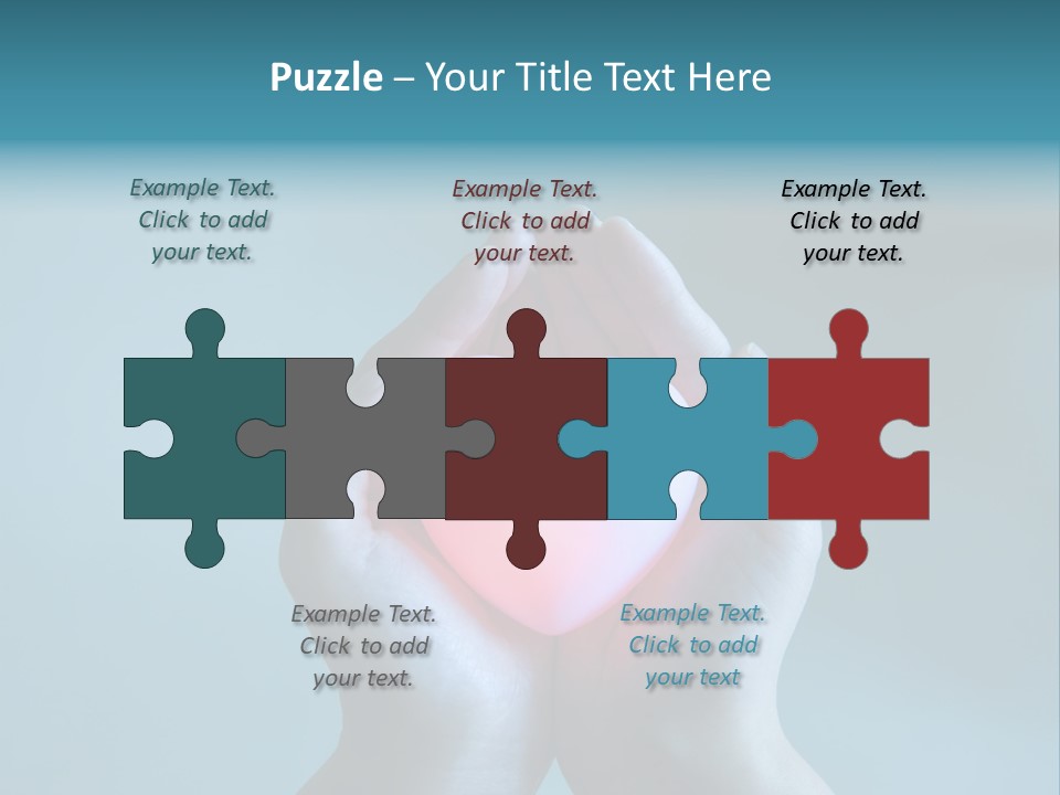 Heart Woman Care PowerPoint Template