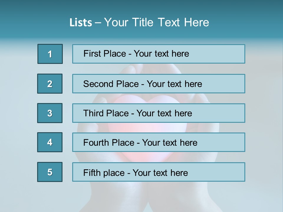 Heart Woman Care PowerPoint Template