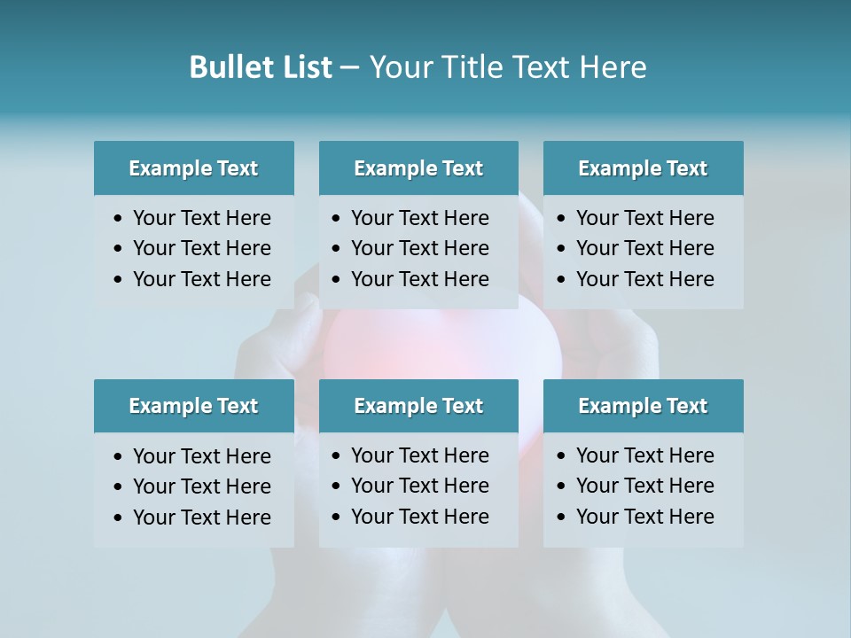 Heart Woman Care PowerPoint Template