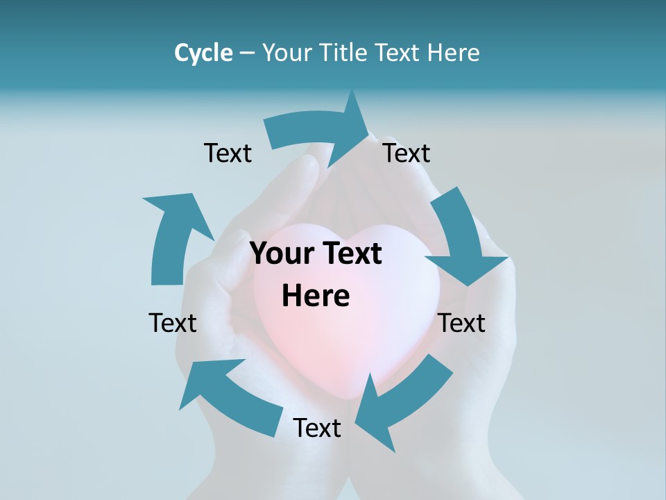 Heart Woman Care PowerPoint Template