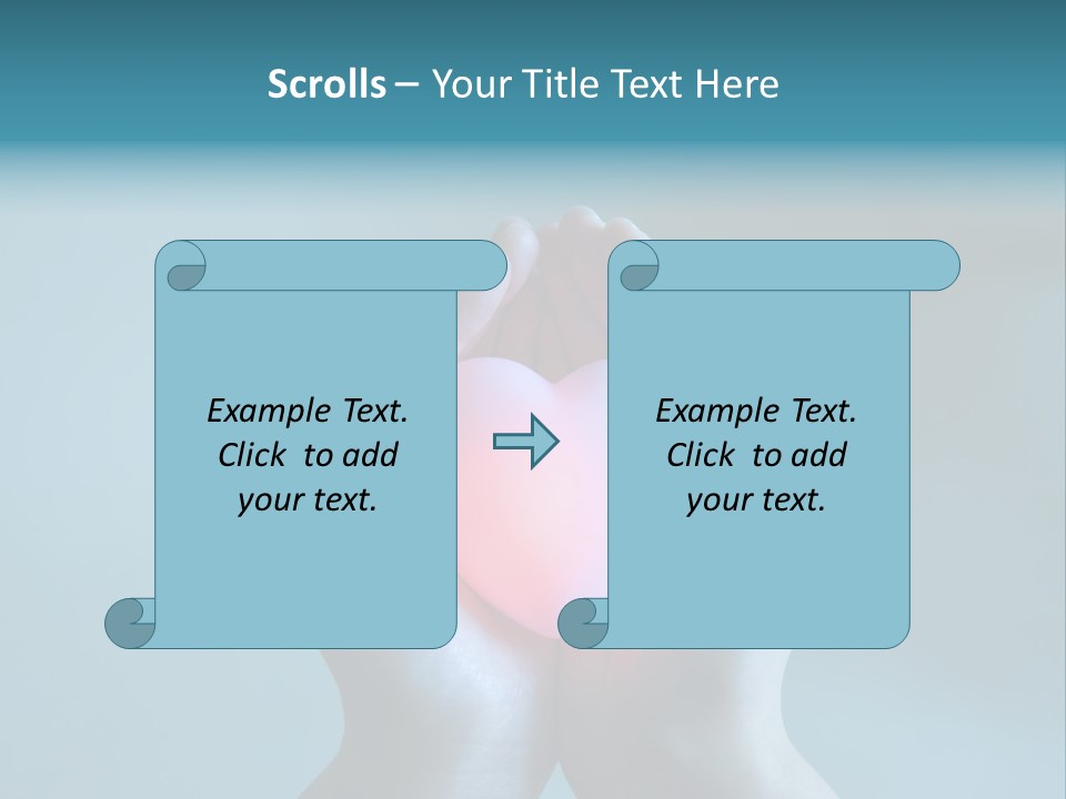 Heart Woman Care PowerPoint Template