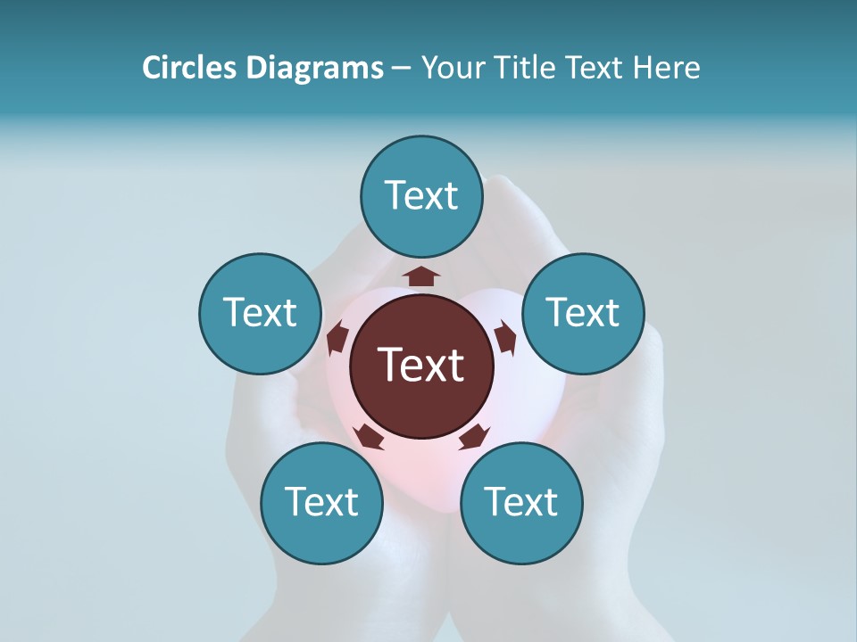 Heart Woman Care PowerPoint Template