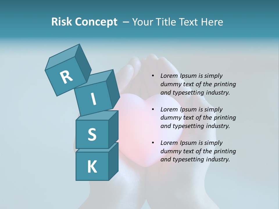 Heart Woman Care PowerPoint Template