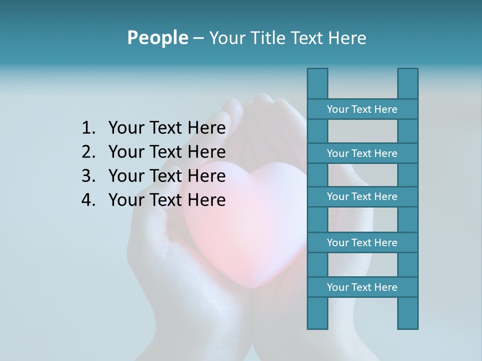 Heart Woman Care PowerPoint Template