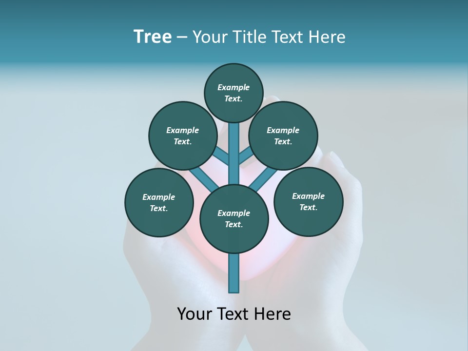 Heart Woman Care PowerPoint Template