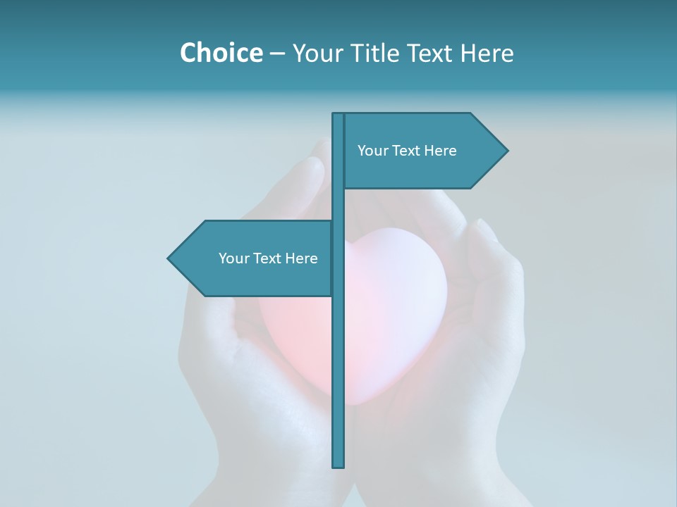 Heart Woman Care PowerPoint Template