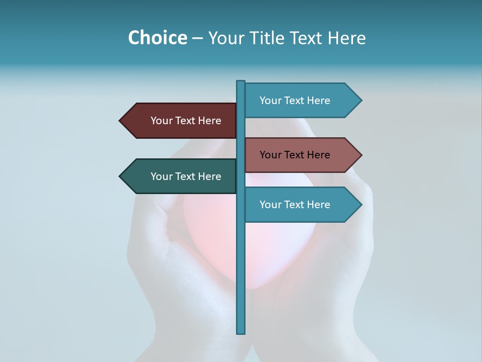 Heart Woman Care PowerPoint Template