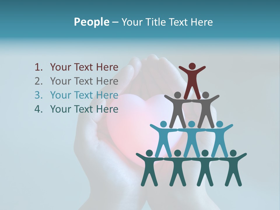 Heart Woman Care PowerPoint Template