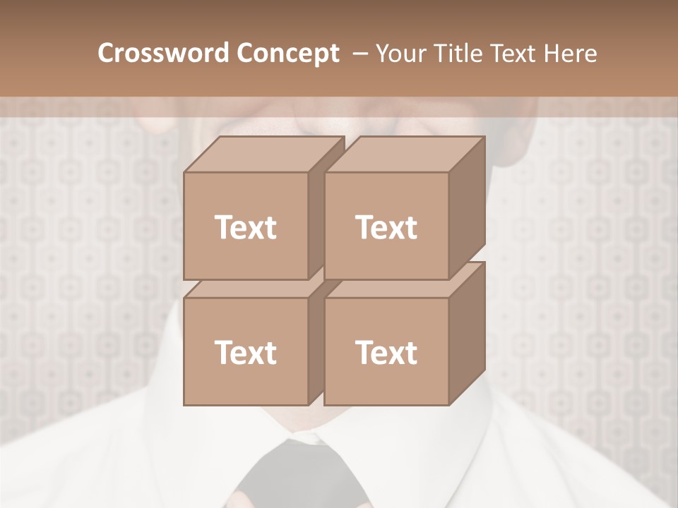 Head Background Hand PowerPoint Template