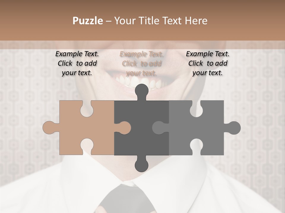 Head Background Hand PowerPoint Template