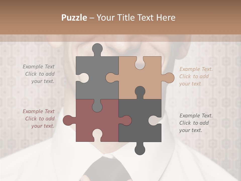 Head Background Hand PowerPoint Template