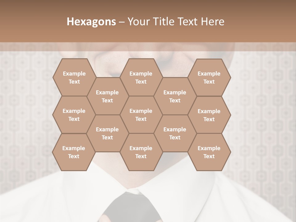 Head Background Hand PowerPoint Template