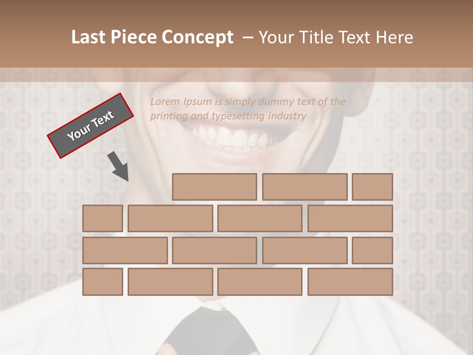 Head Background Hand PowerPoint Template
