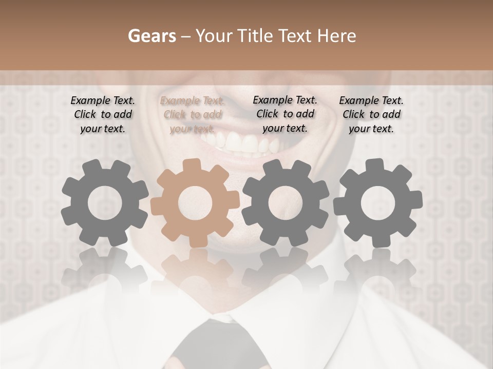 Head Background Hand PowerPoint Template