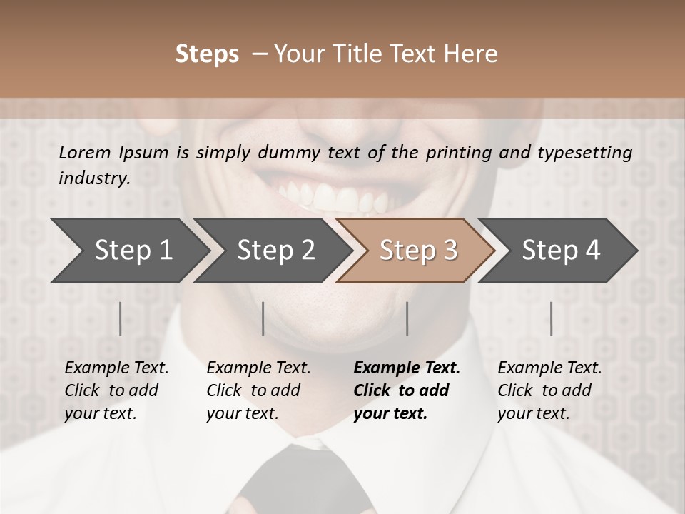 Head Background Hand PowerPoint Template