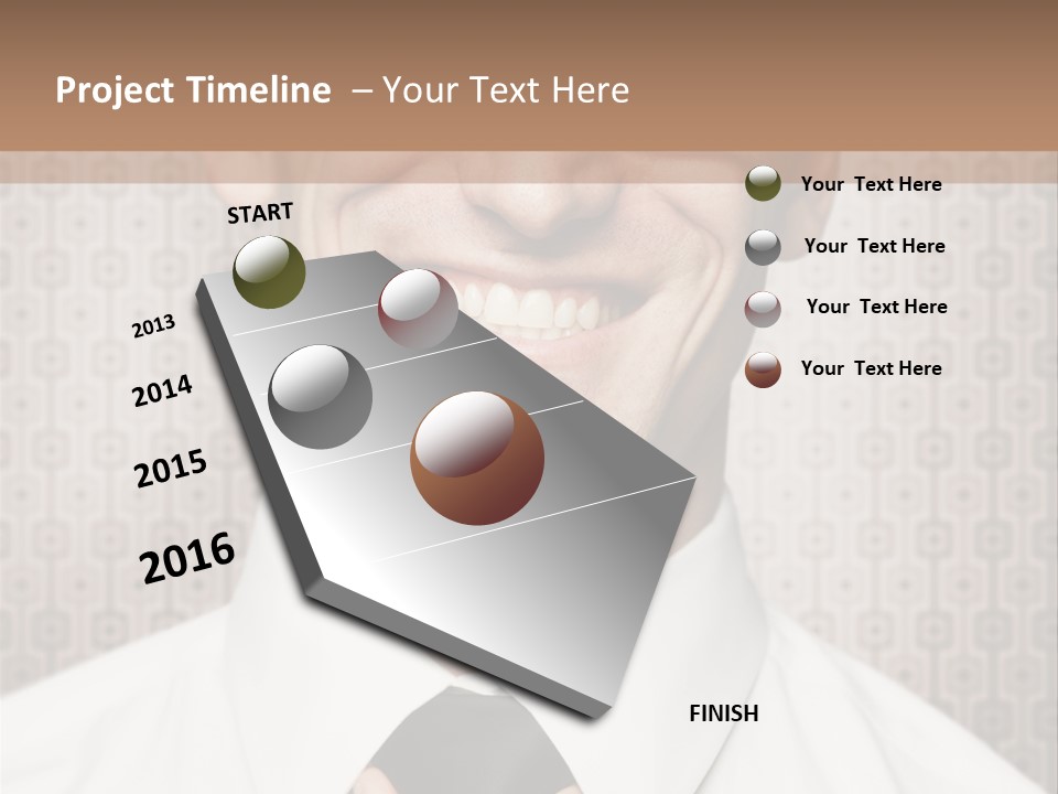 Head Background Hand PowerPoint Template