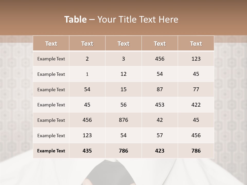 Head Background Hand PowerPoint Template