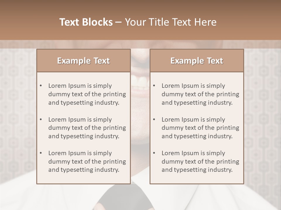 Head Background Hand PowerPoint Template
