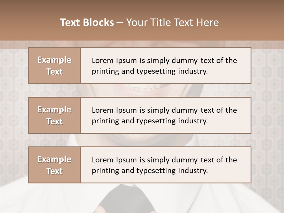 Head Background Hand PowerPoint Template