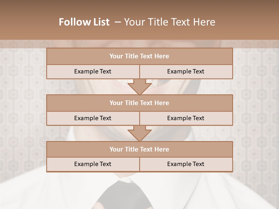 Head Background Hand PowerPoint Template