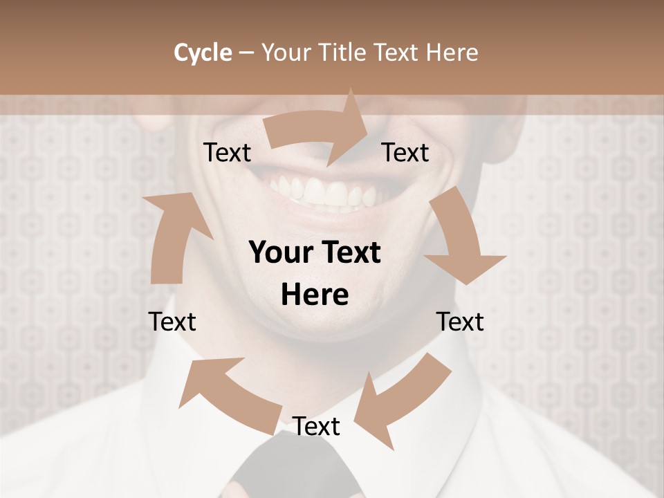 Head Background Hand PowerPoint Template
