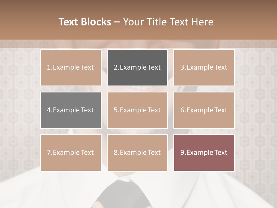 Head Background Hand PowerPoint Template