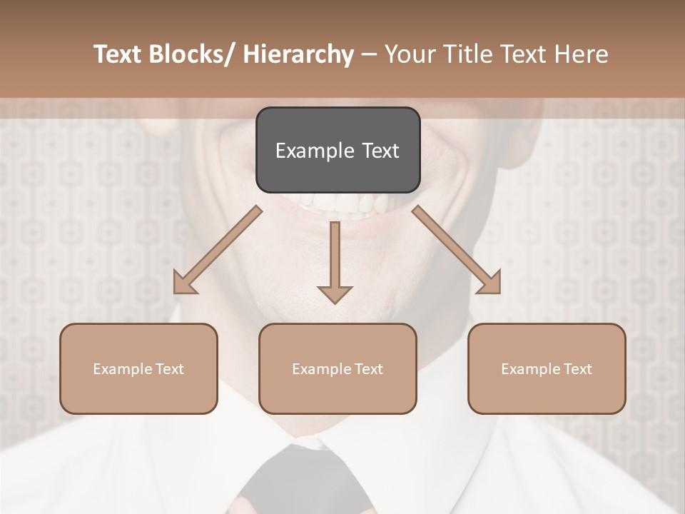 Head Background Hand PowerPoint Template