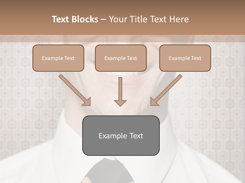 Head Background Hand PowerPoint Template