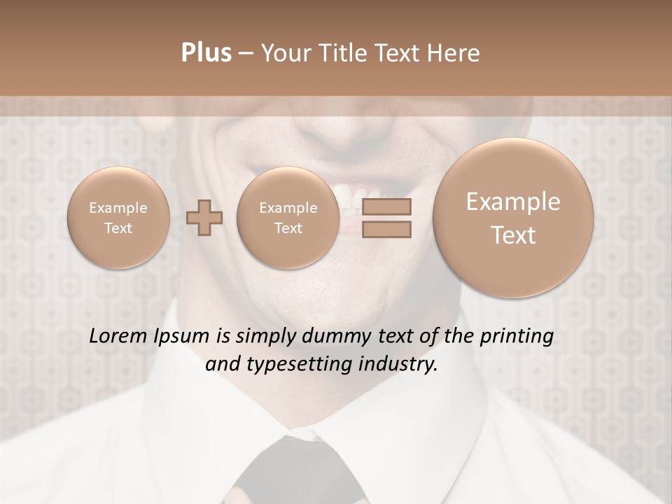 Head Background Hand PowerPoint Template