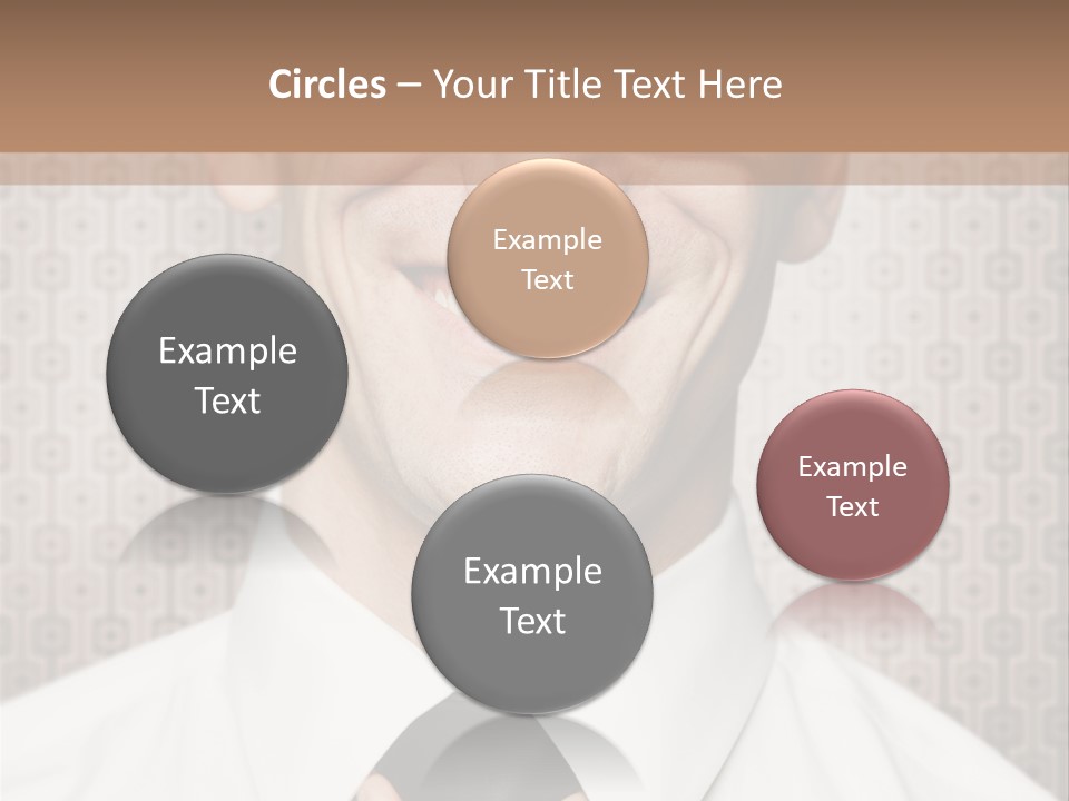 Head Background Hand PowerPoint Template