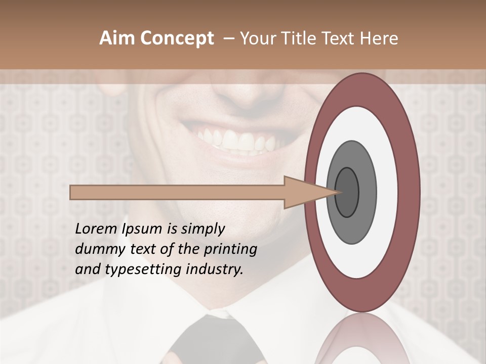 Head Background Hand PowerPoint Template