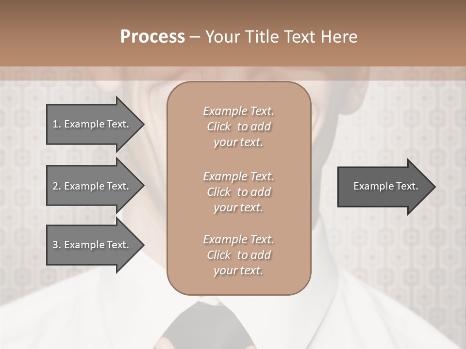 Head Background Hand PowerPoint Template
