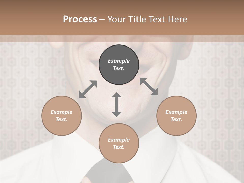 Head Background Hand PowerPoint Template