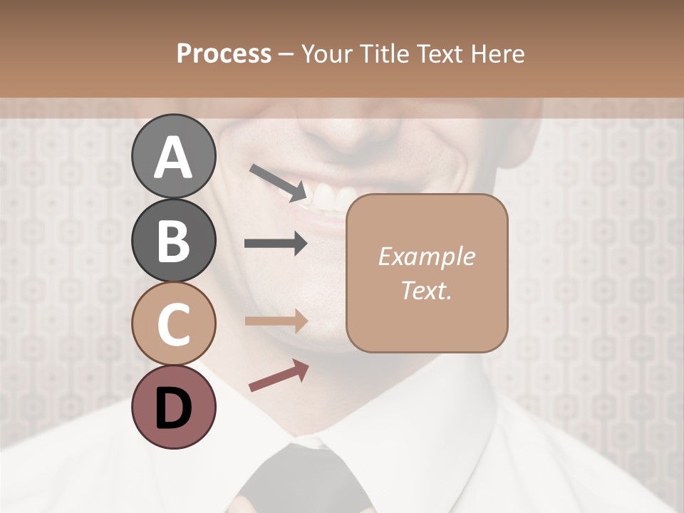 Head Background Hand PowerPoint Template