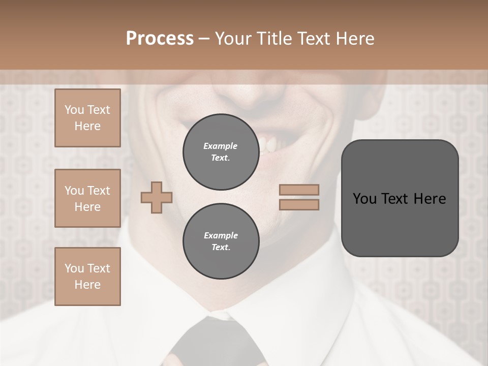 Head Background Hand PowerPoint Template