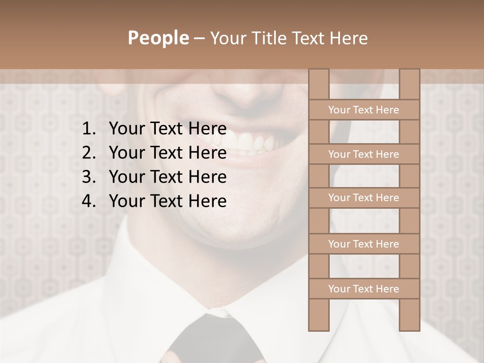 Head Background Hand PowerPoint Template
