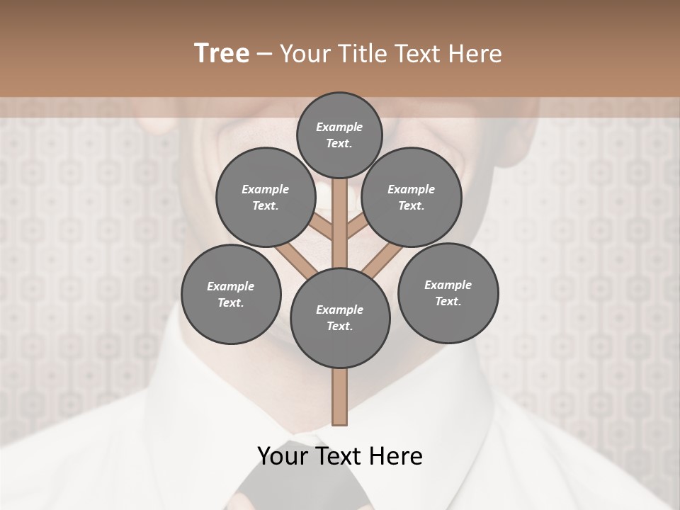 Head Background Hand PowerPoint Template