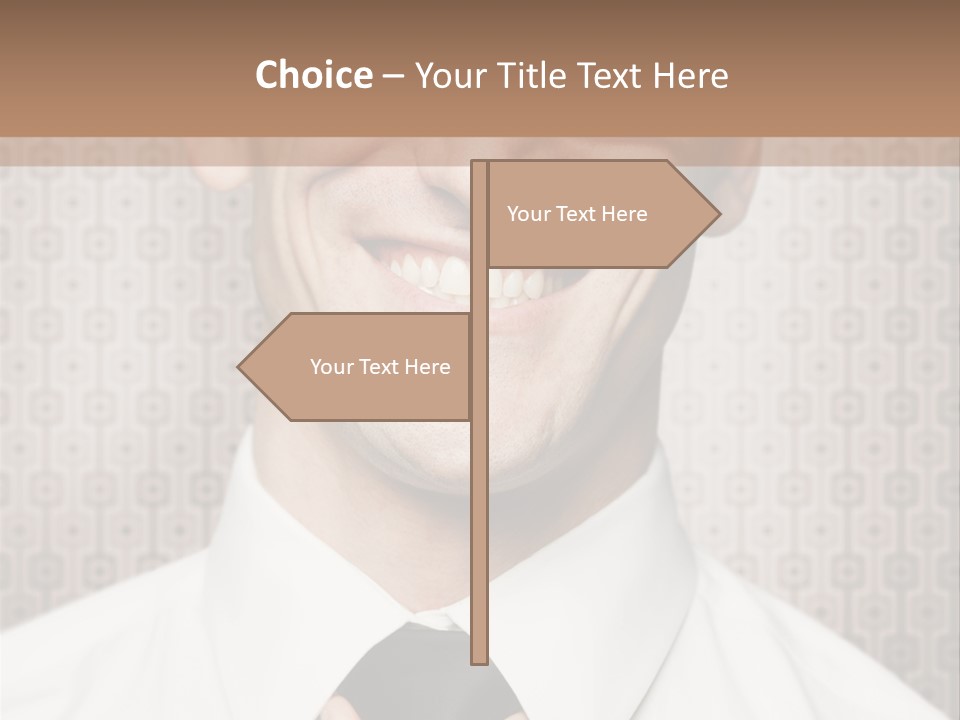 Head Background Hand PowerPoint Template