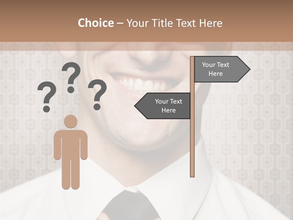 Head Background Hand PowerPoint Template