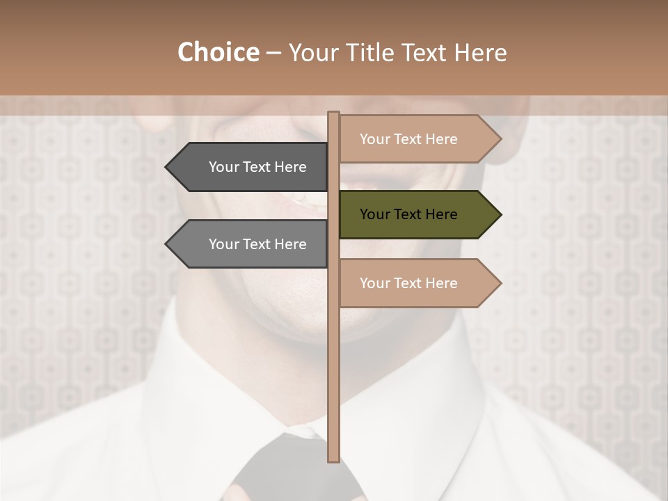 Head Background Hand PowerPoint Template