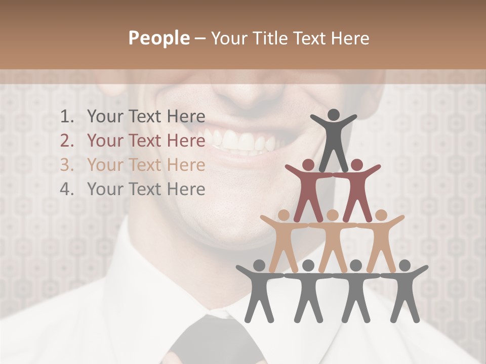 Head Background Hand PowerPoint Template