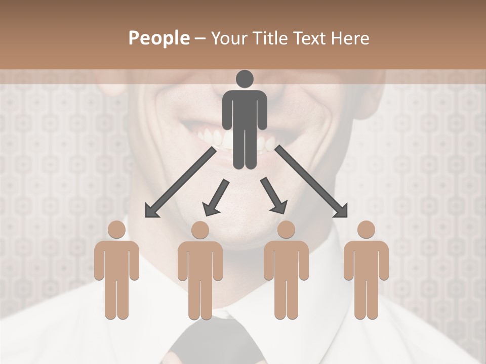 Head Background Hand PowerPoint Template