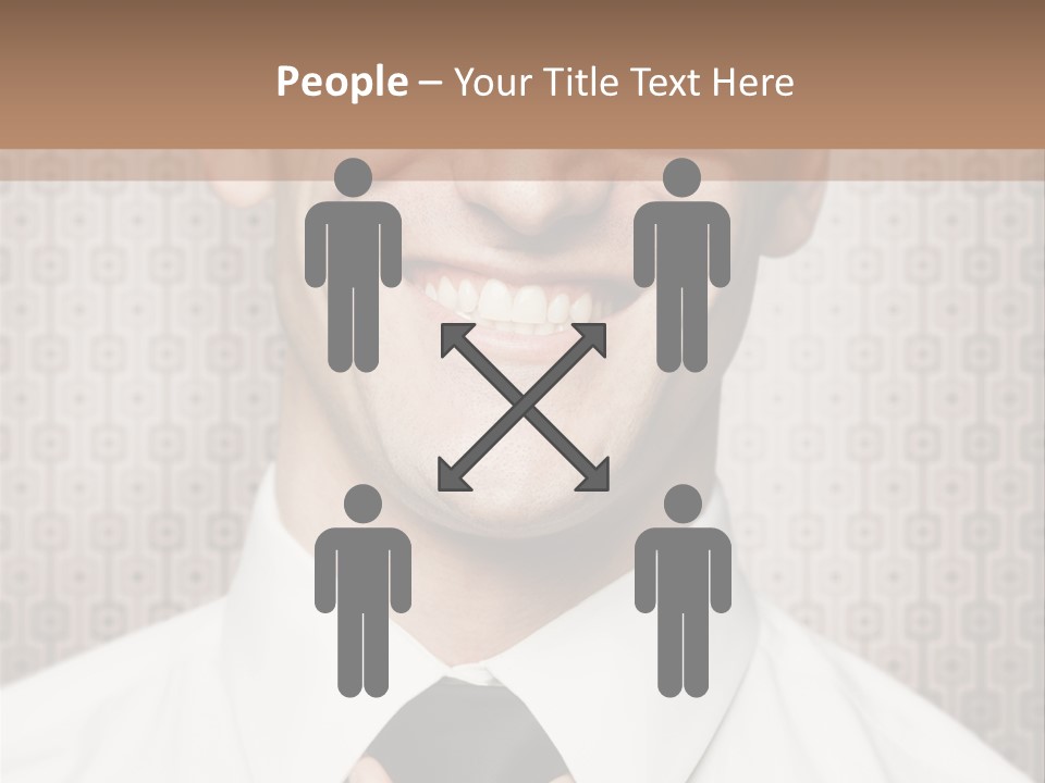 Head Background Hand PowerPoint Template