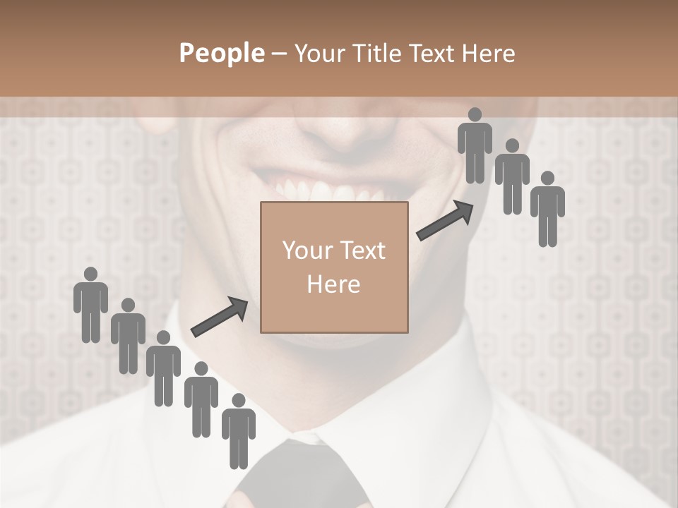 Head Background Hand PowerPoint Template