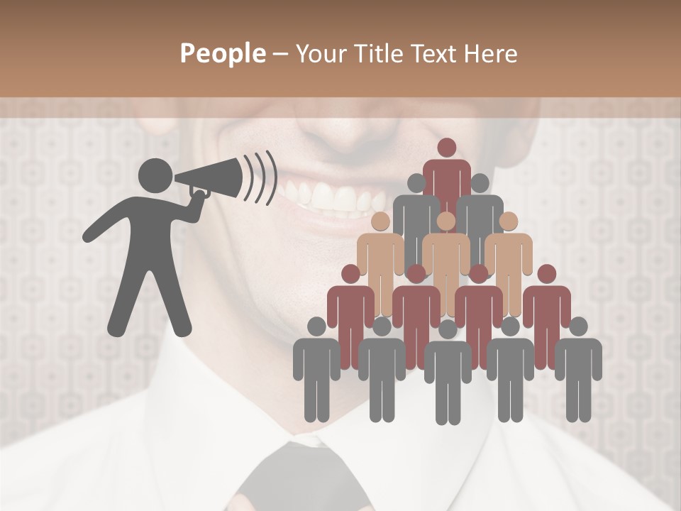 Head Background Hand PowerPoint Template