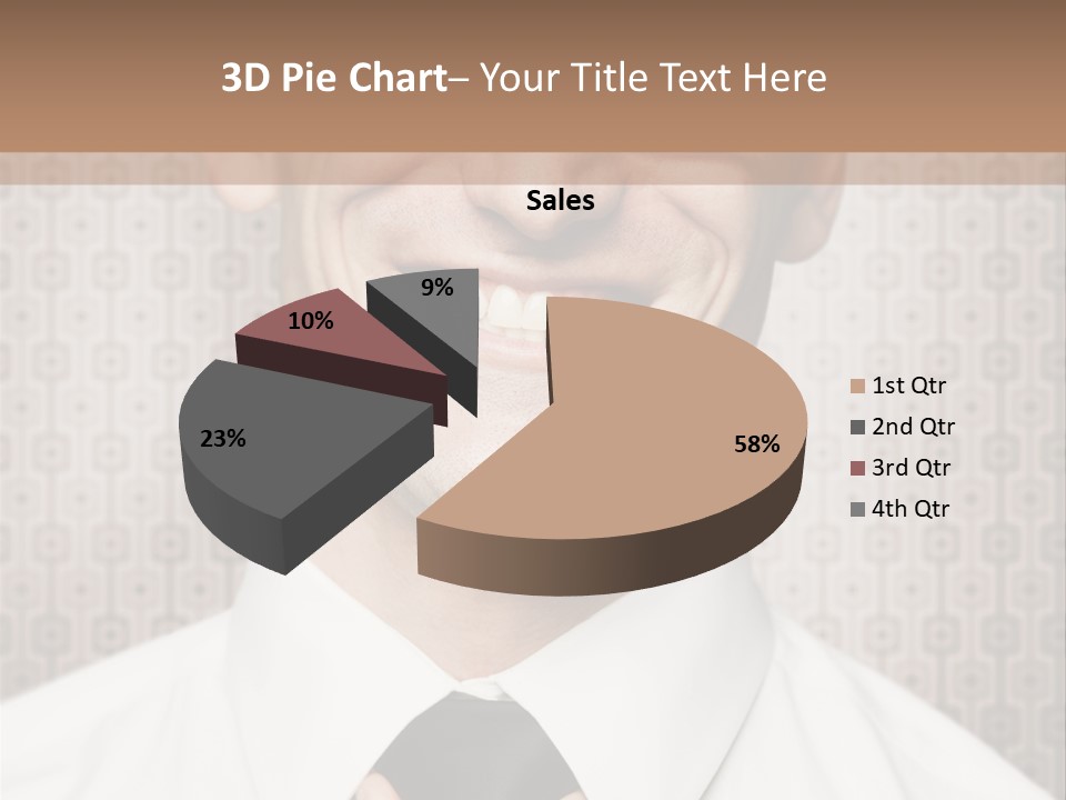 Head Background Hand PowerPoint Template