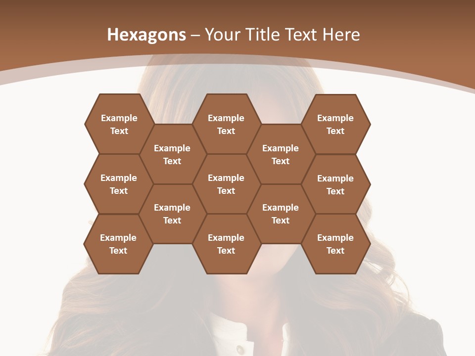 Cute White One Person PowerPoint Template